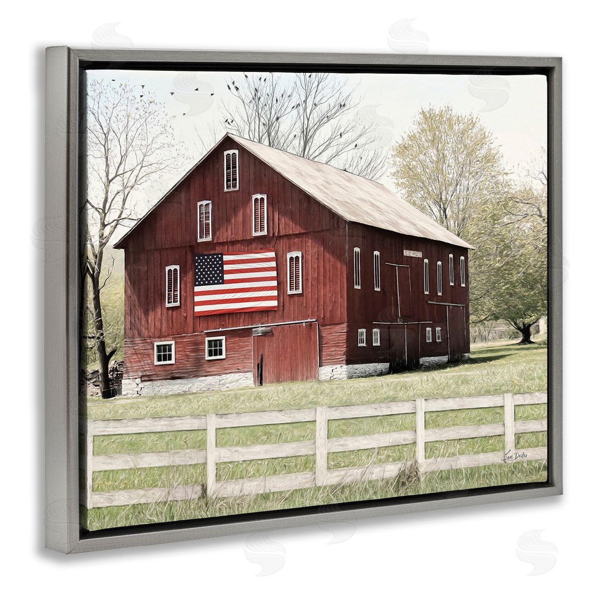 Lori Deiter Patriotic Barn Flag