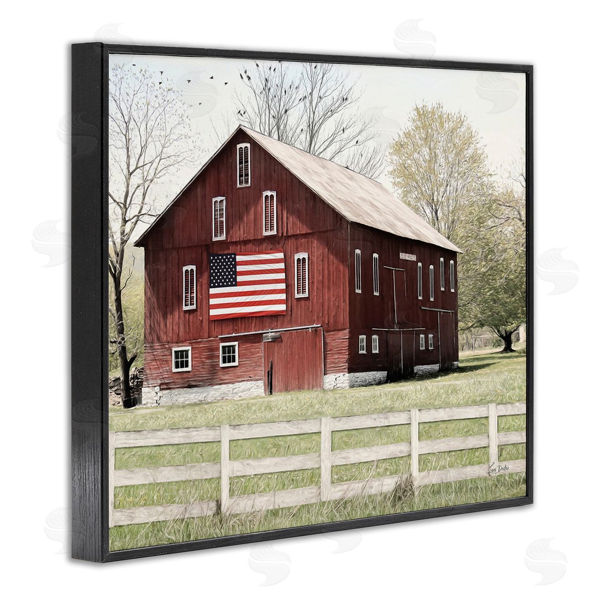 Lori Deiter Patriotic Barn Flag