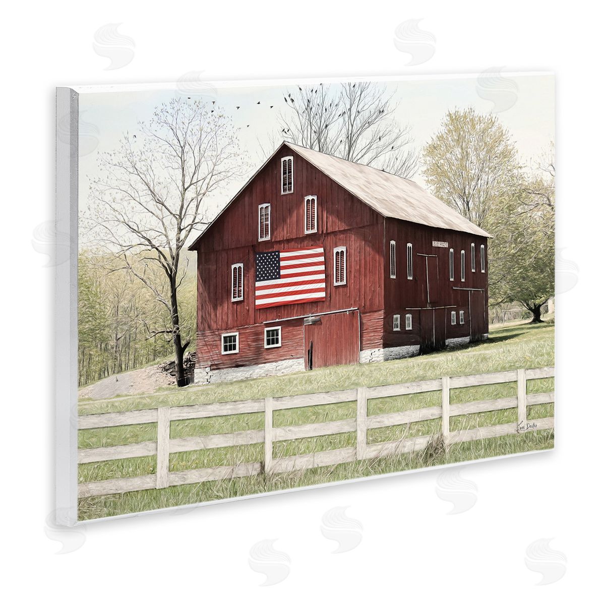 Lori Deiter Patriotic Barn Flag