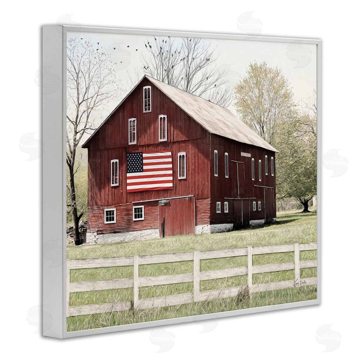 Lori Deiter Patriotic Barn Flag