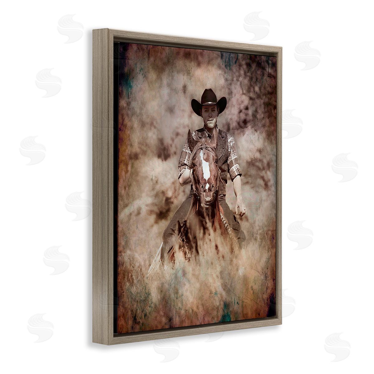 Jerry  Cowart Galloping Cowboy Portrait