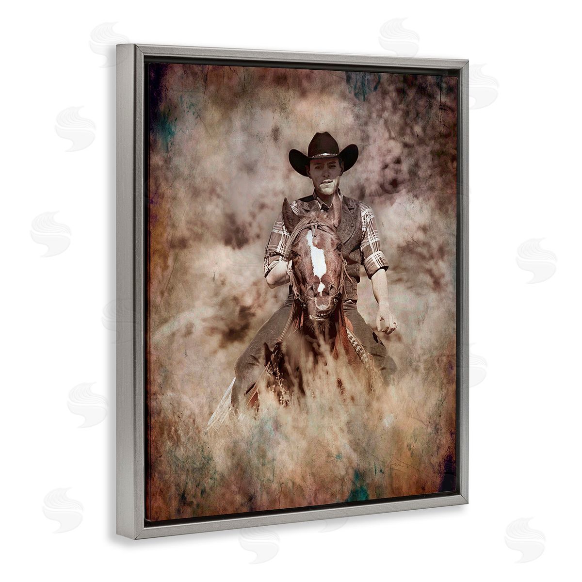 Jerry  Cowart Galloping Cowboy Portrait