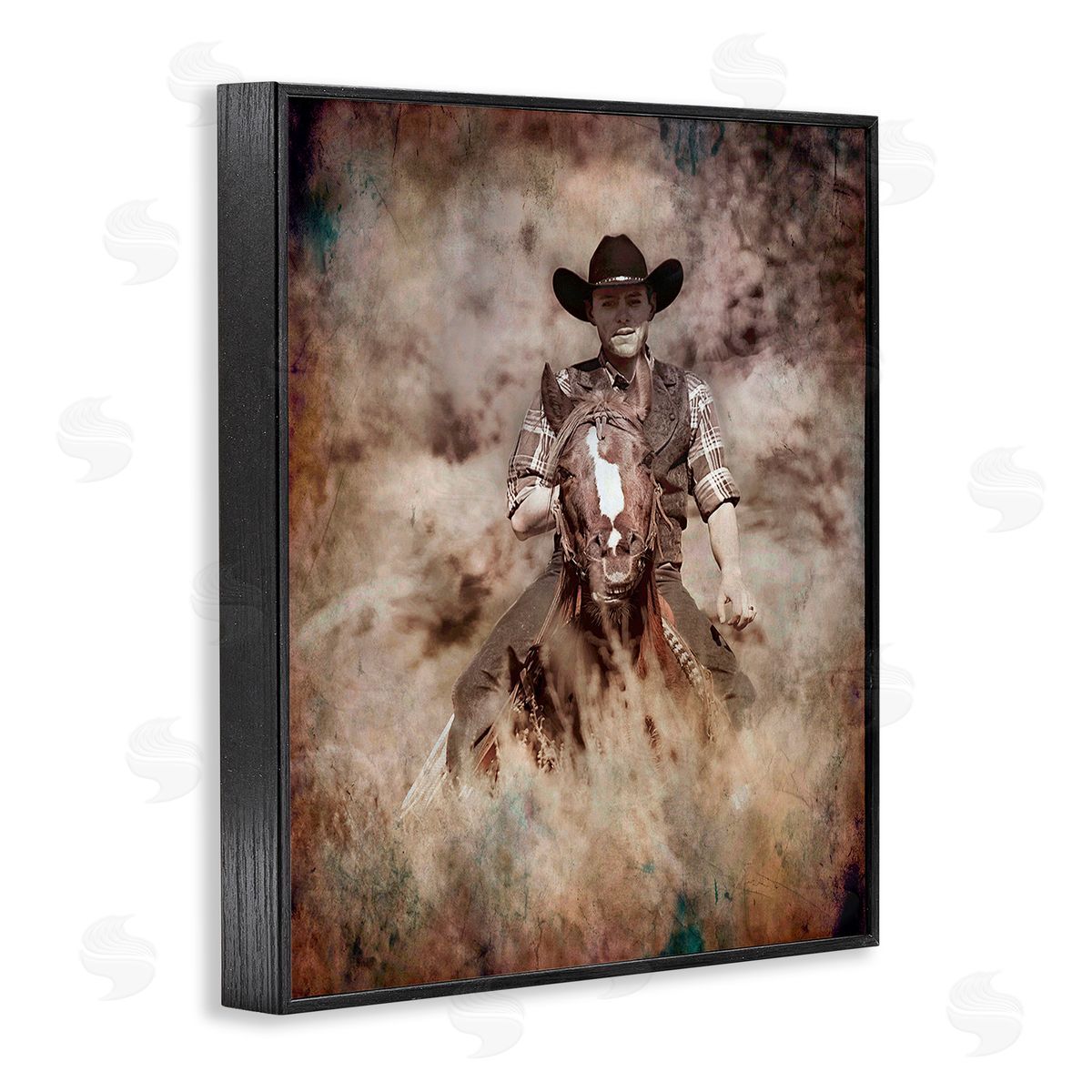 Jerry  Cowart Galloping Cowboy Portrait