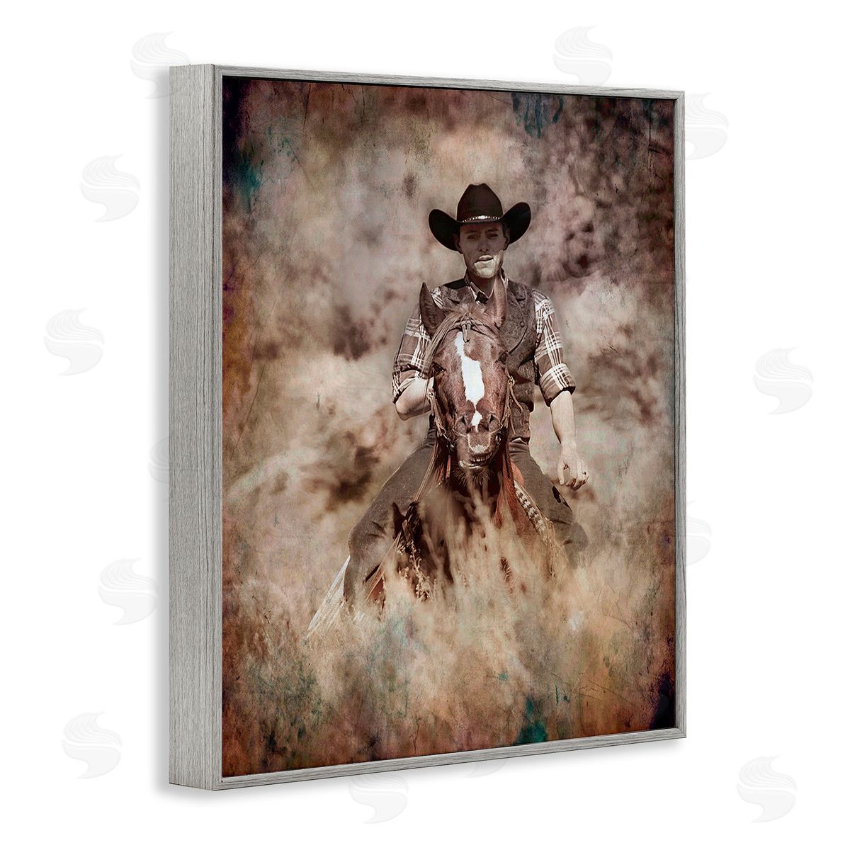 Jerry  Cowart Galloping Cowboy Portrait