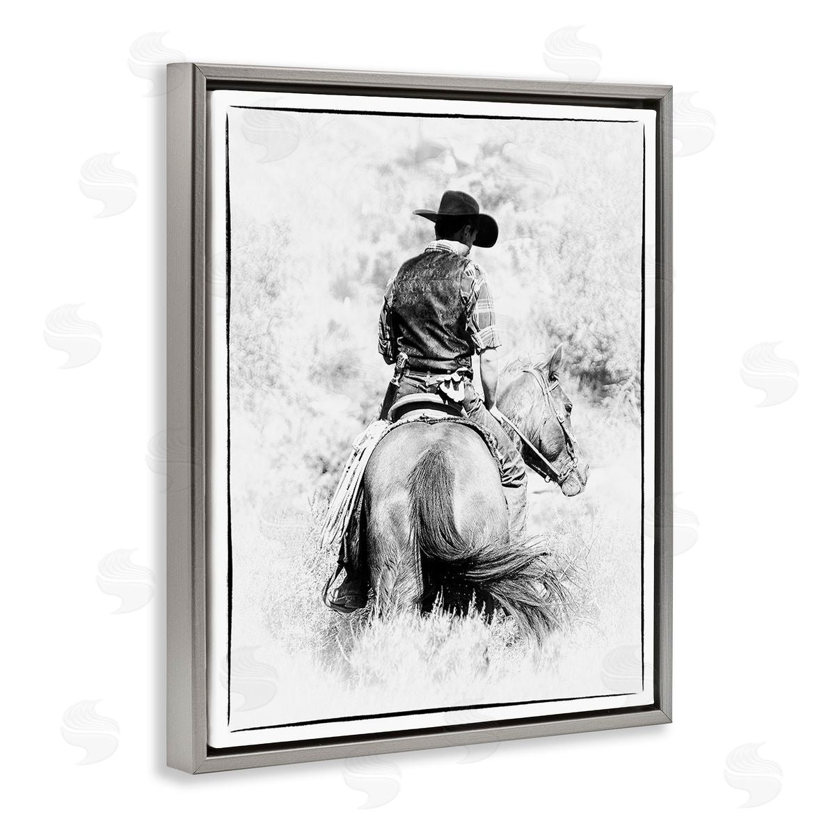 Jerry  Cowart Cowboy & Horse in Nature