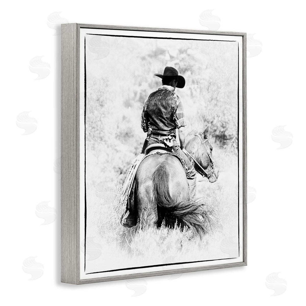 Jerry  Cowart Cowboy & Horse in Nature