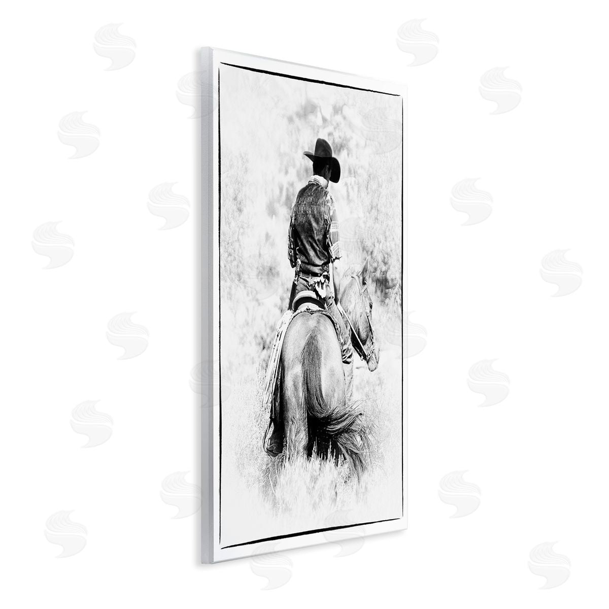 Jerry  Cowart Cowboy & Horse in Nature