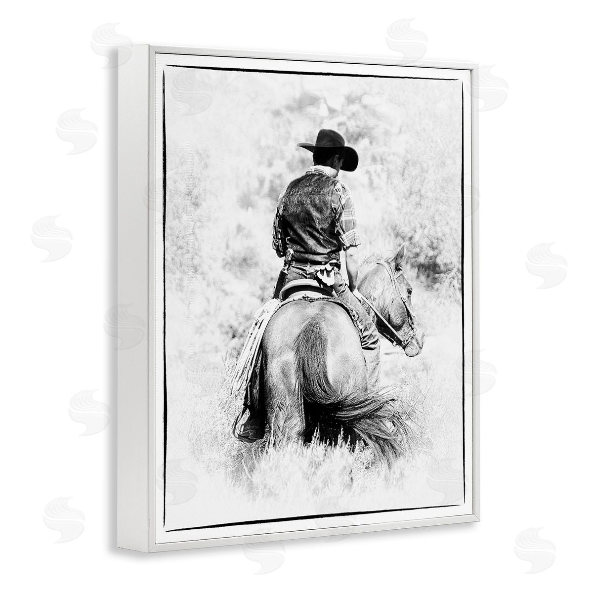 Jerry  Cowart Cowboy & Horse in Nature