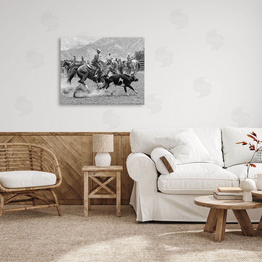 Jerry  Cowart Rodeo Cowboys with Cattle