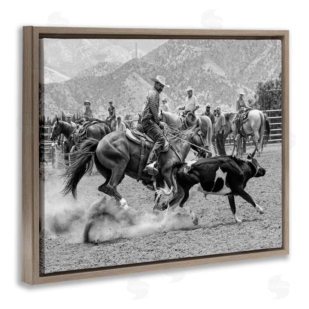 Jerry  Cowart Rodeo Cowboys with Cattle