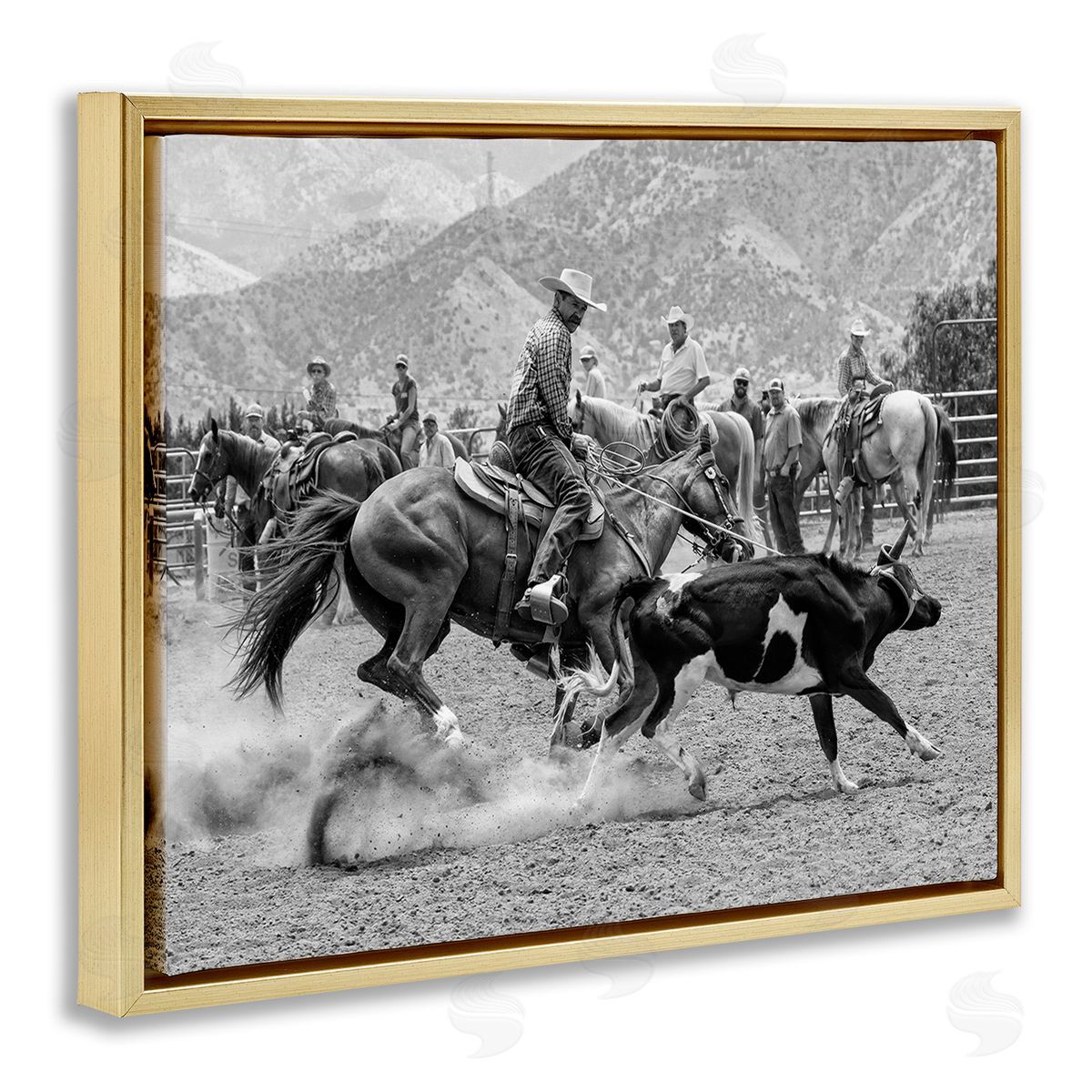 Jerry  Cowart Rodeo Cowboys with Cattle