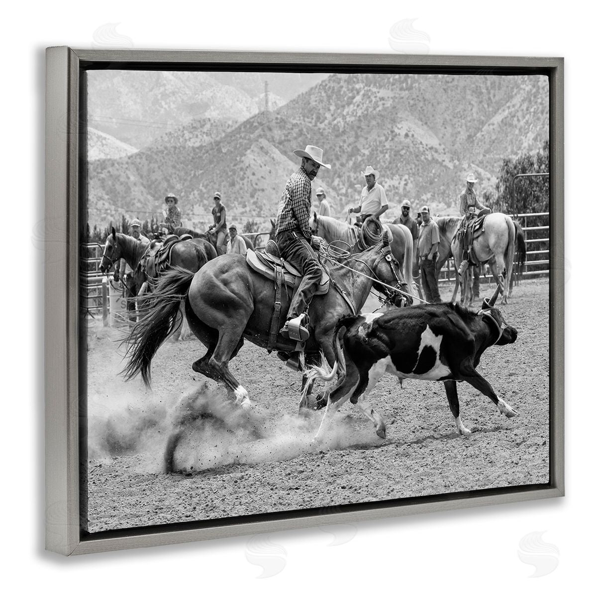 Jerry  Cowart Rodeo Cowboys with Cattle