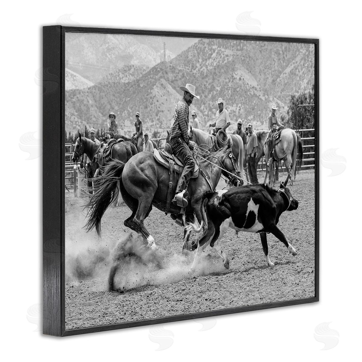 Jerry  Cowart Rodeo Cowboys with Cattle