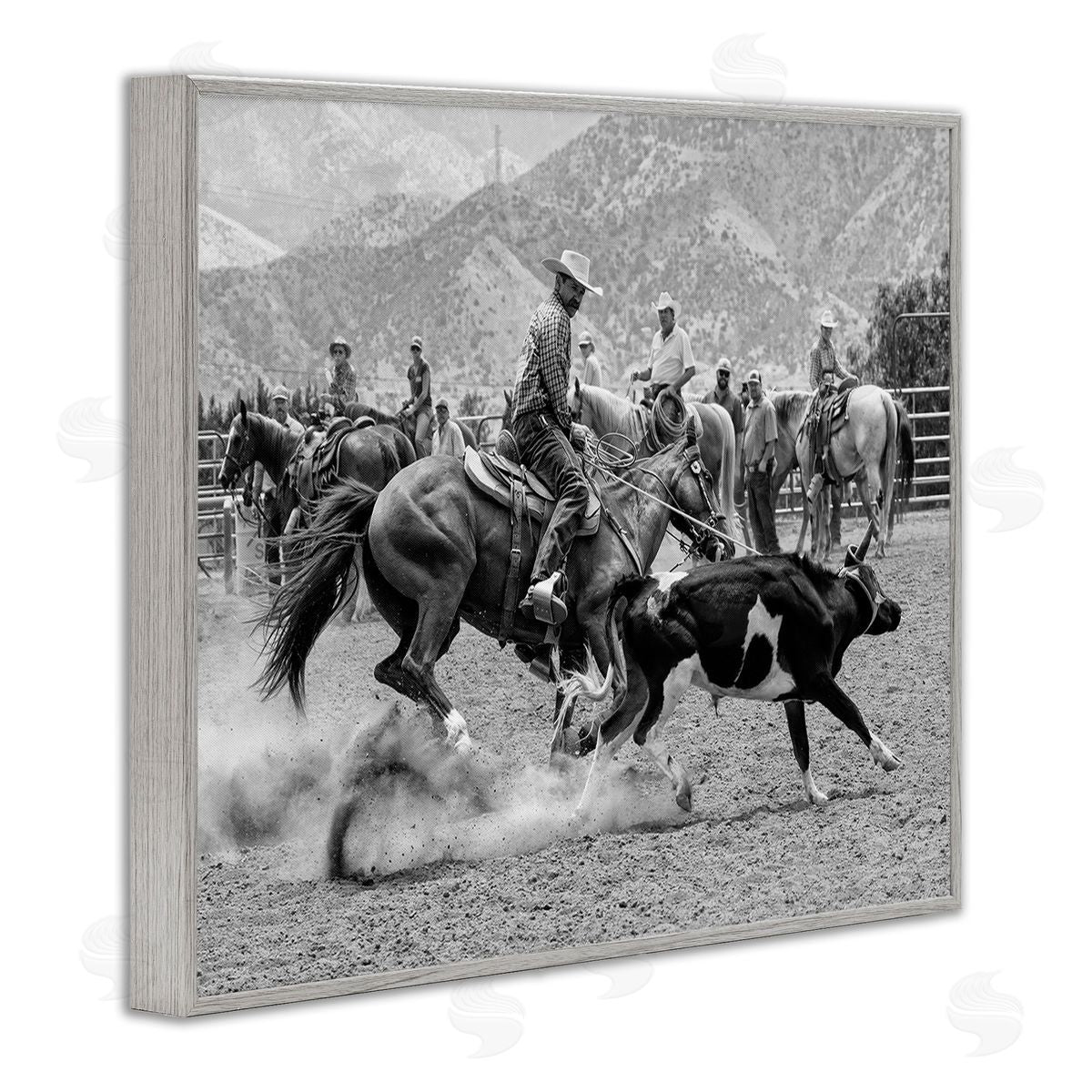 Jerry  Cowart Rodeo Cowboys with Cattle