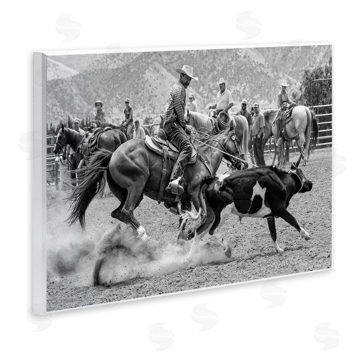 Jerry  Cowart Rodeo Cowboys with Cattle