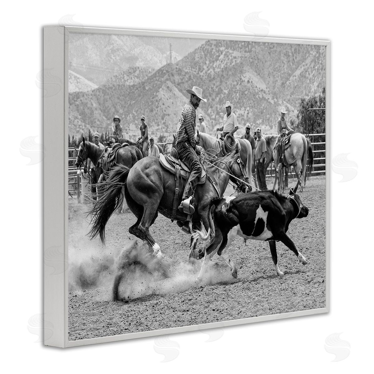 Jerry  Cowart Rodeo Cowboys with Cattle