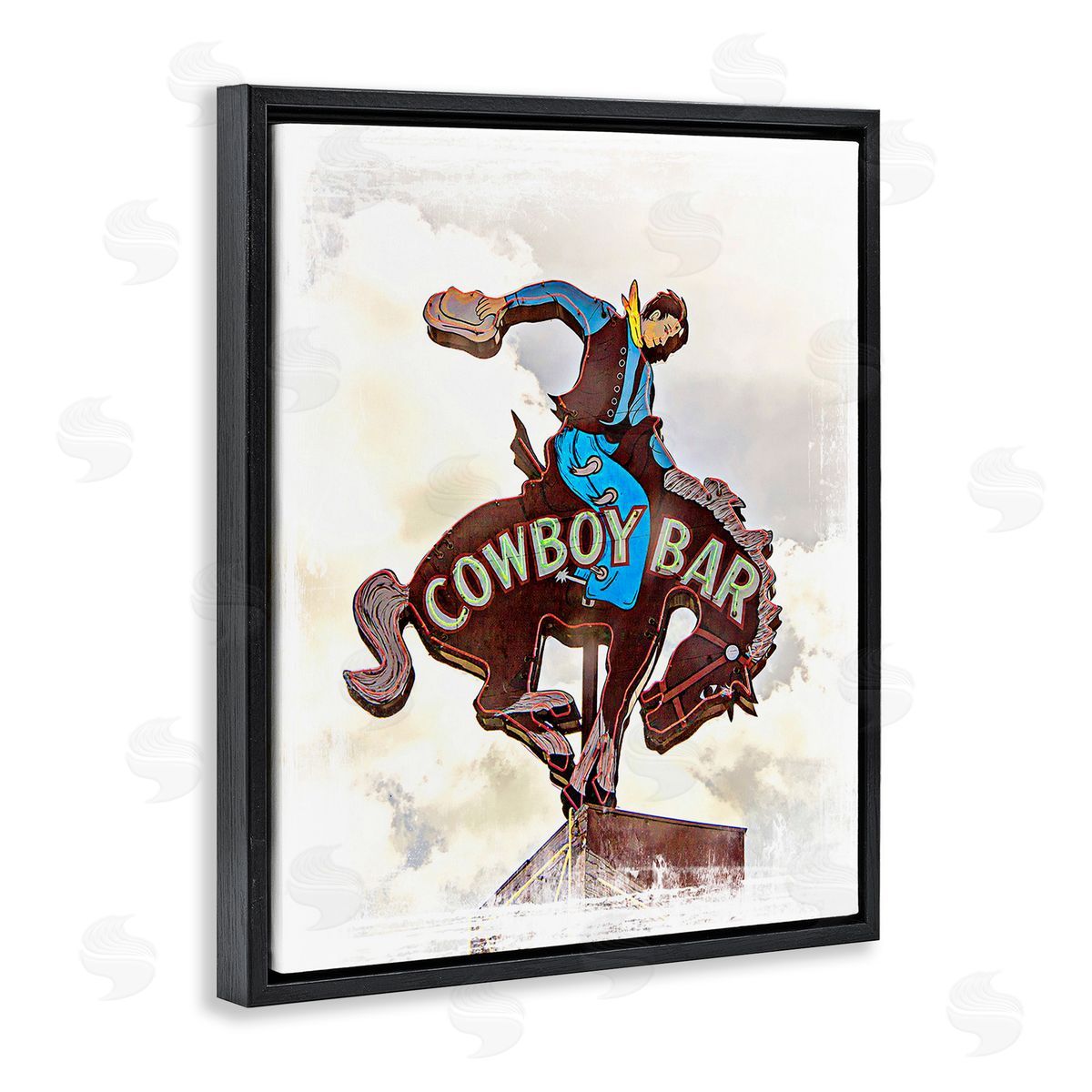 Jerry  Cowart Cowboy Bar Sign