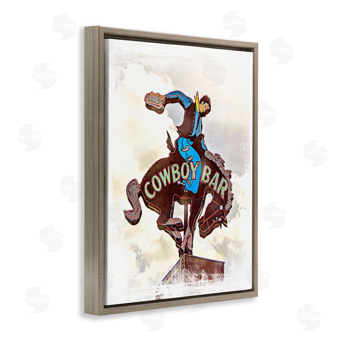 Jerry  Cowart Cowboy Bar Sign