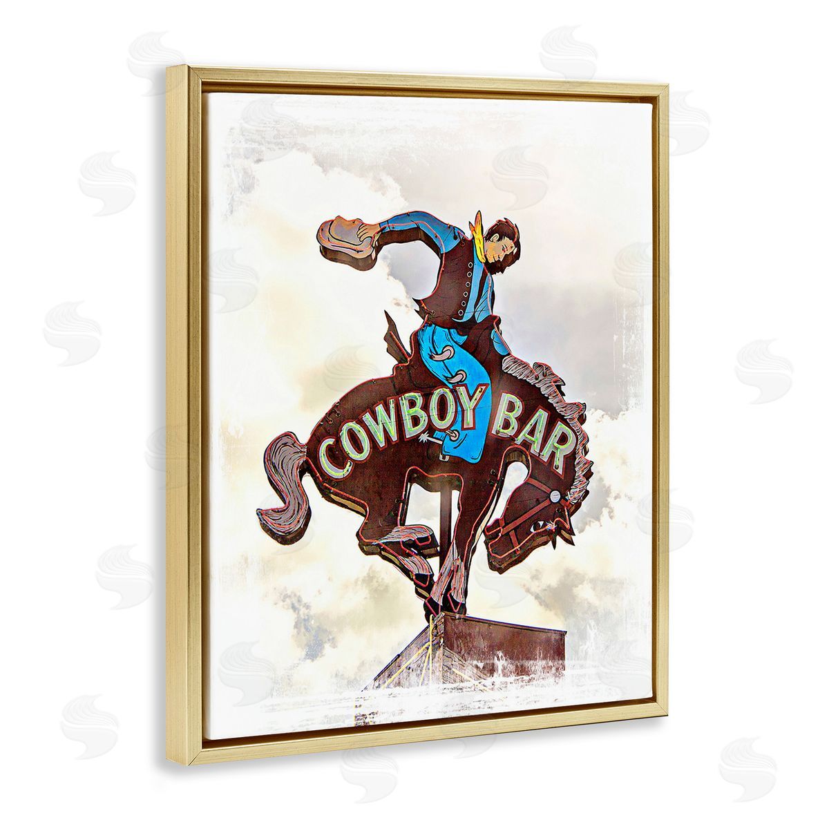 Jerry  Cowart Cowboy Bar Sign