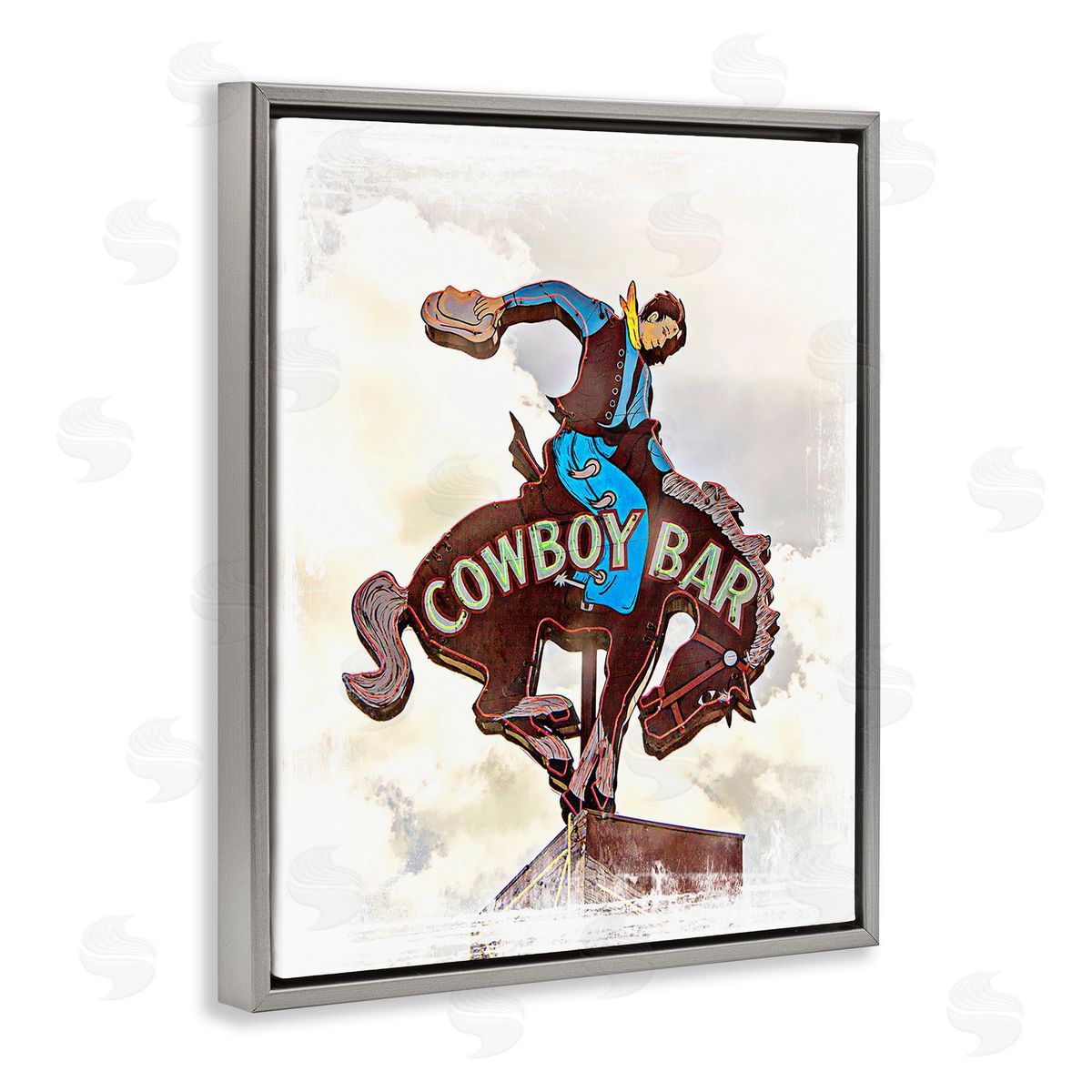 Jerry  Cowart Cowboy Bar Sign