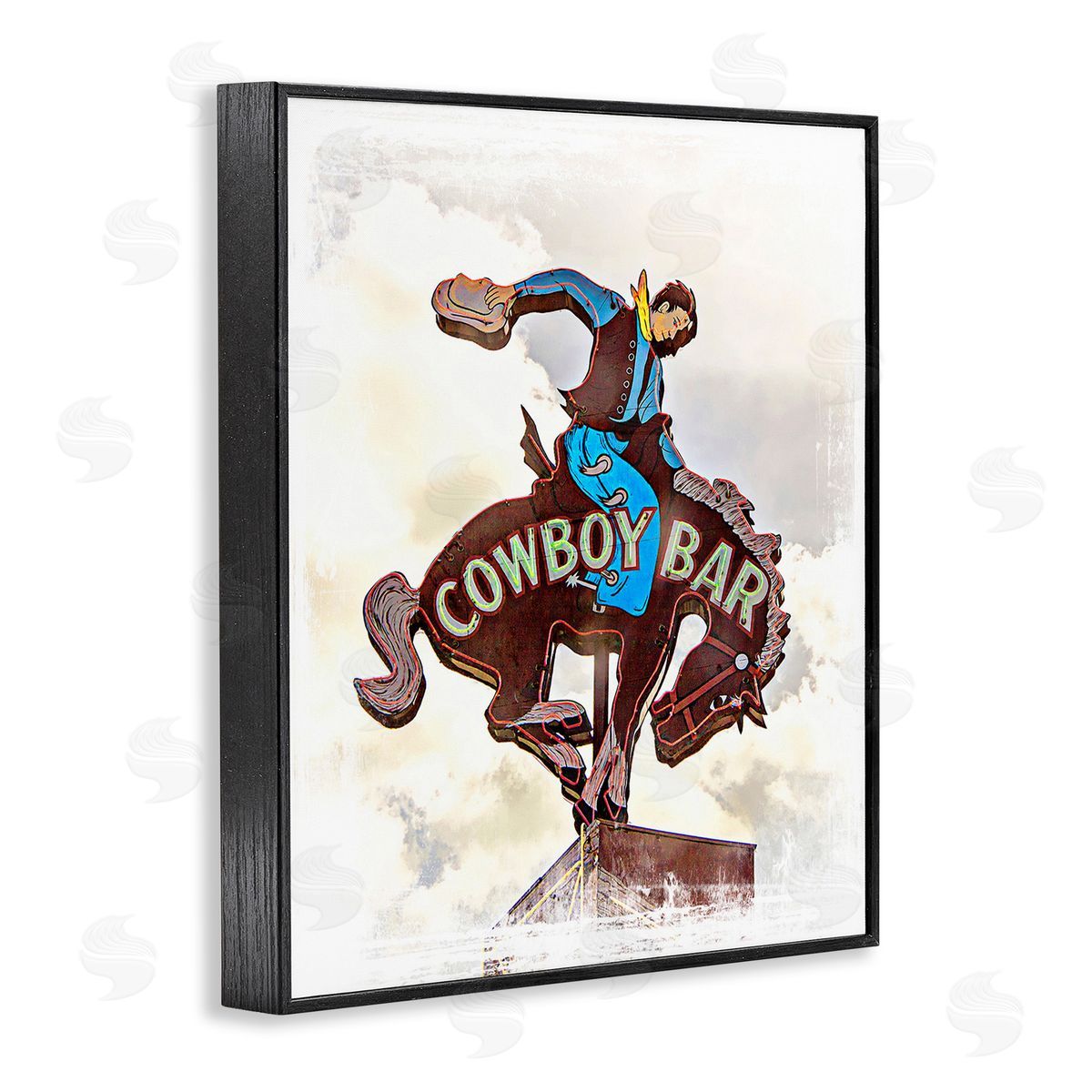 Jerry  Cowart Cowboy Bar Sign