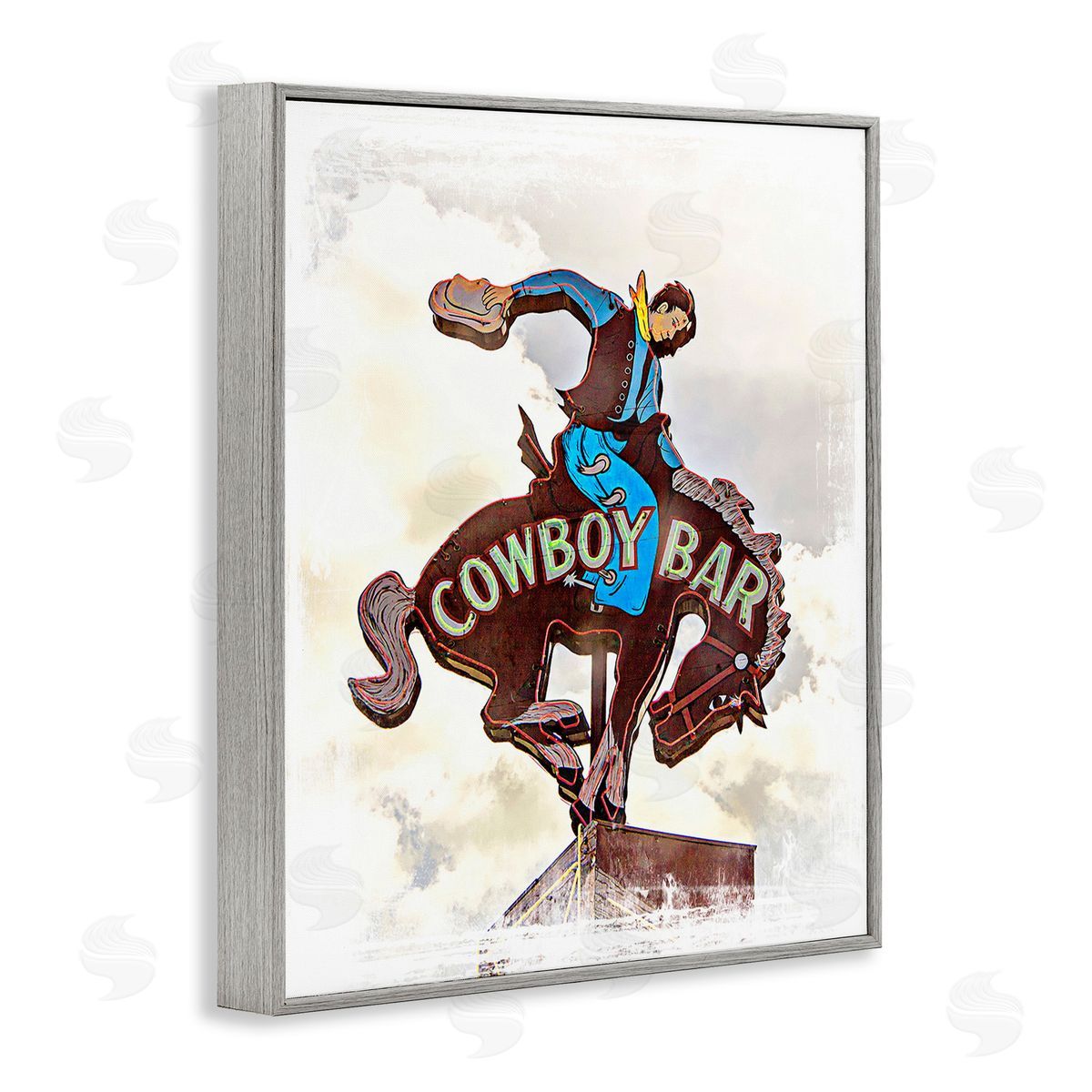 Jerry  Cowart Cowboy Bar Sign