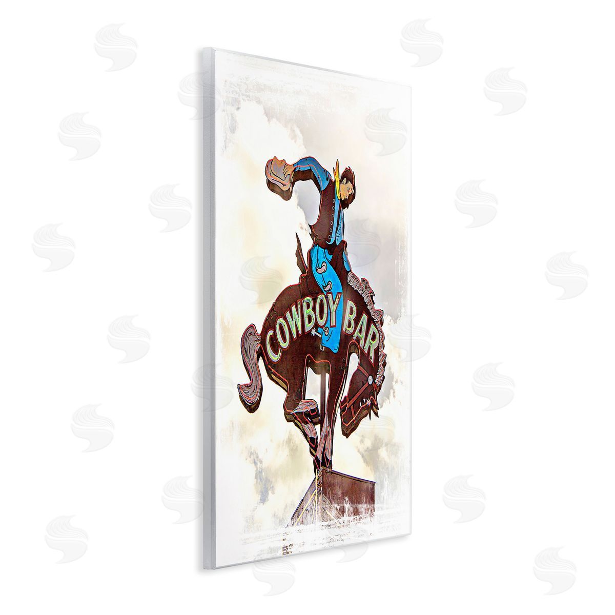 Jerry  Cowart Cowboy Bar Sign