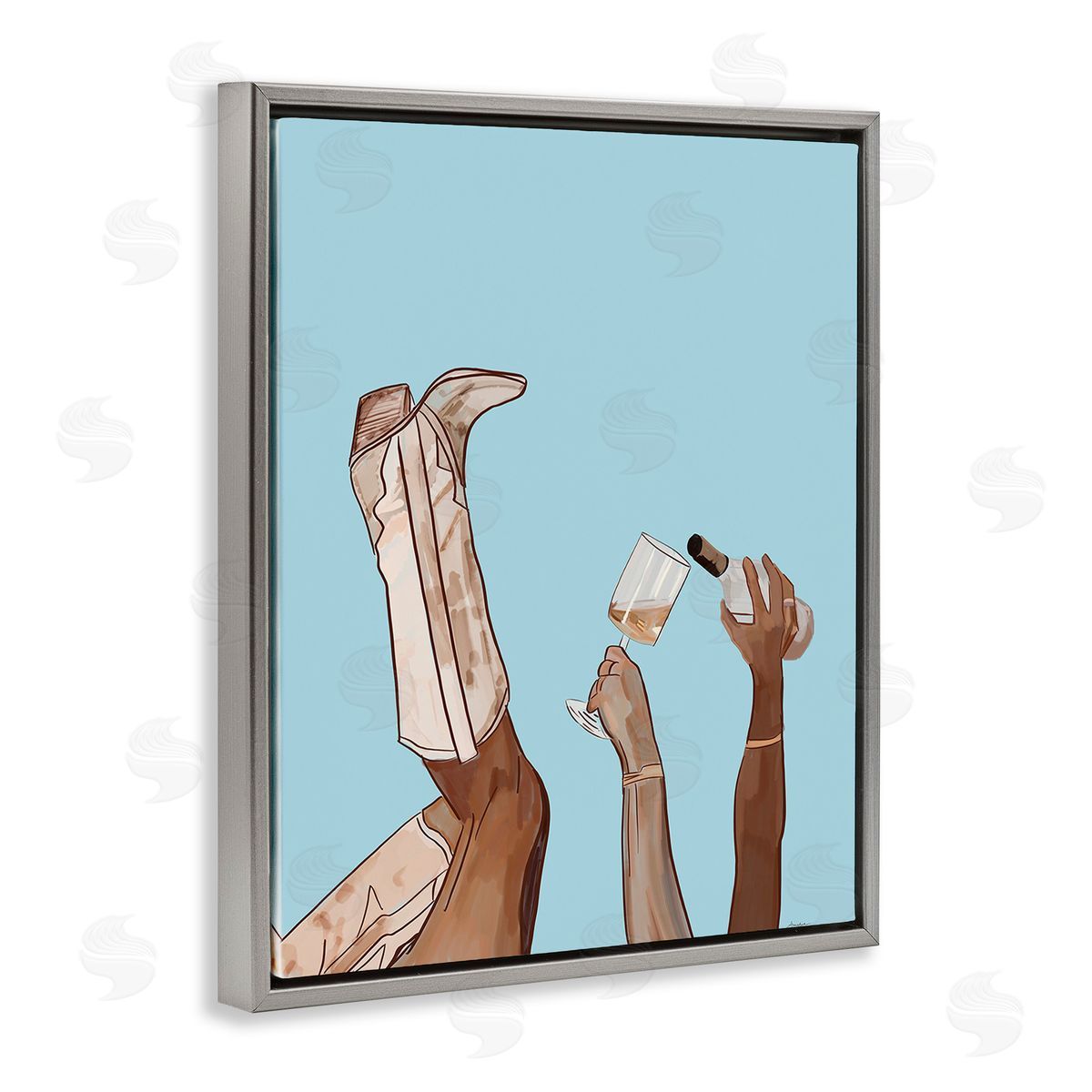 Amelia Noyes Cowgirl Pouring Wine