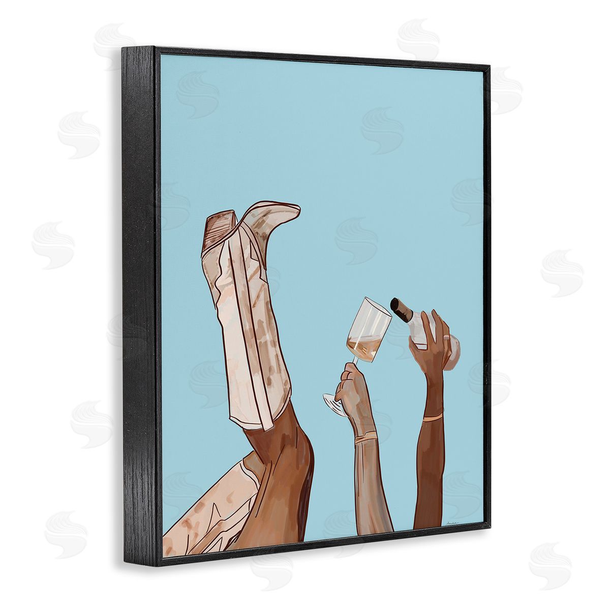 Amelia Noyes Cowgirl Pouring Wine