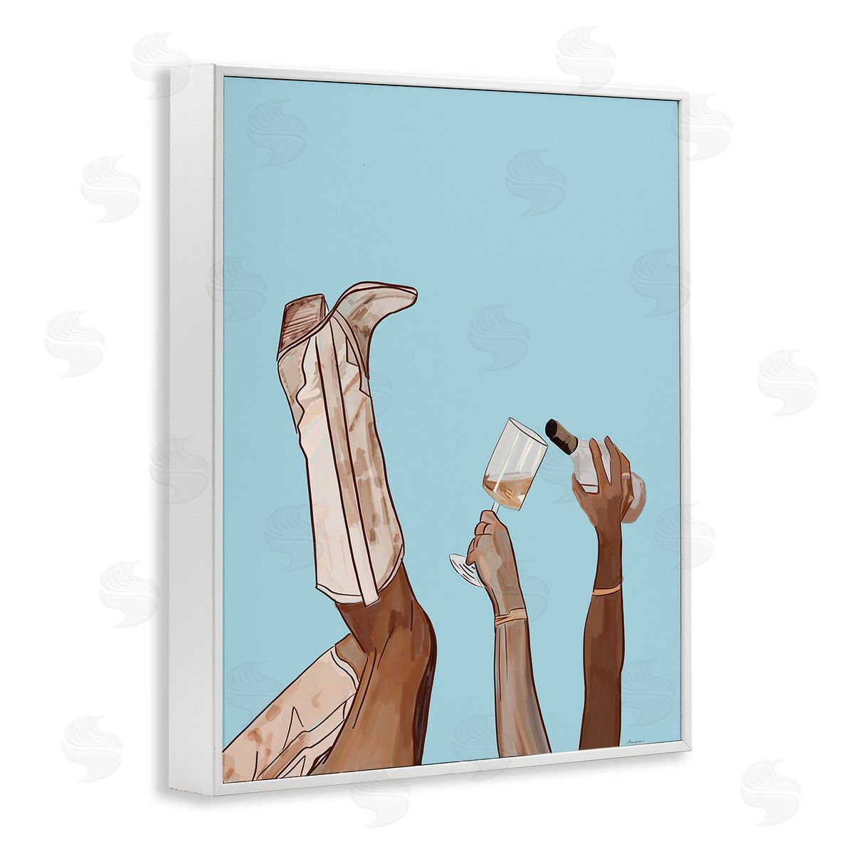 Amelia Noyes Cowgirl Pouring Wine