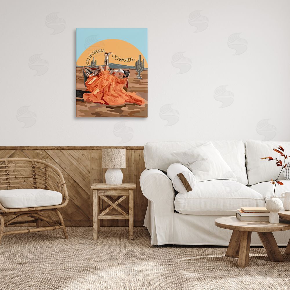 Amelia Noyes California Cowgirl Landscape