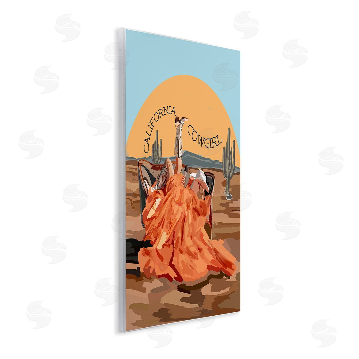 Amelia Noyes California Cowgirl Landscape