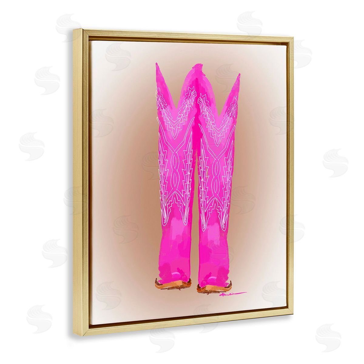 Amelia Noyes Vivid Pink Cowgirl Boots