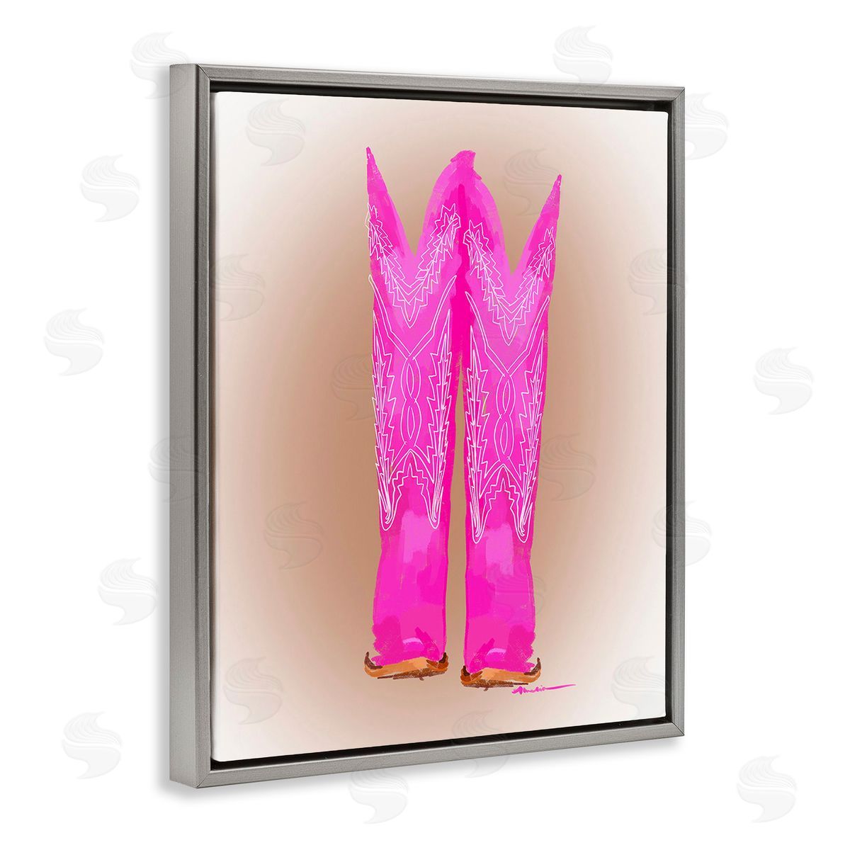 Amelia Noyes Vivid Pink Cowgirl Boots