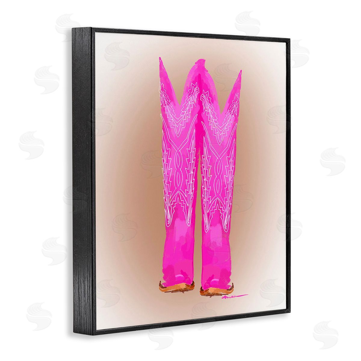 Amelia Noyes Vivid Pink Cowgirl Boots