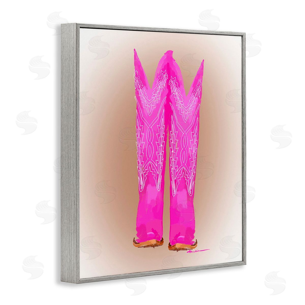 Amelia Noyes Vivid Pink Cowgirl Boots