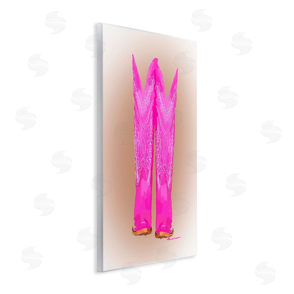 Amelia Noyes Vivid Pink Cowgirl Boots