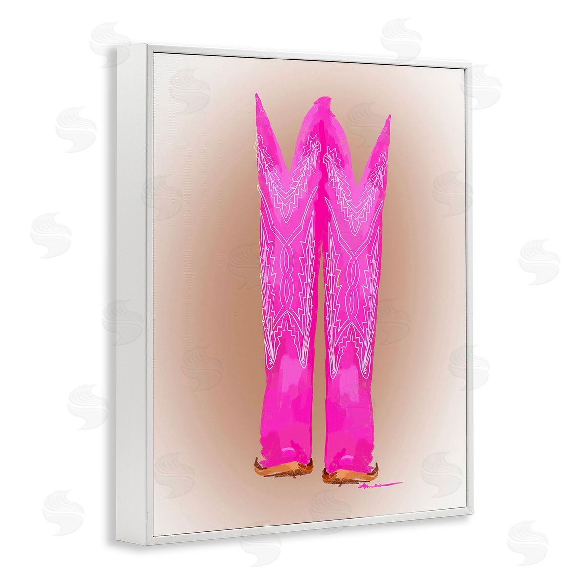 Amelia Noyes Vivid Pink Cowgirl Boots