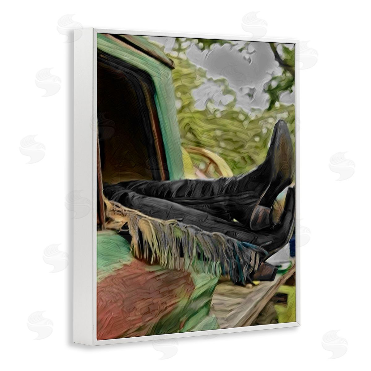 Jesse Keith Relaxing Cowgirl in Nature