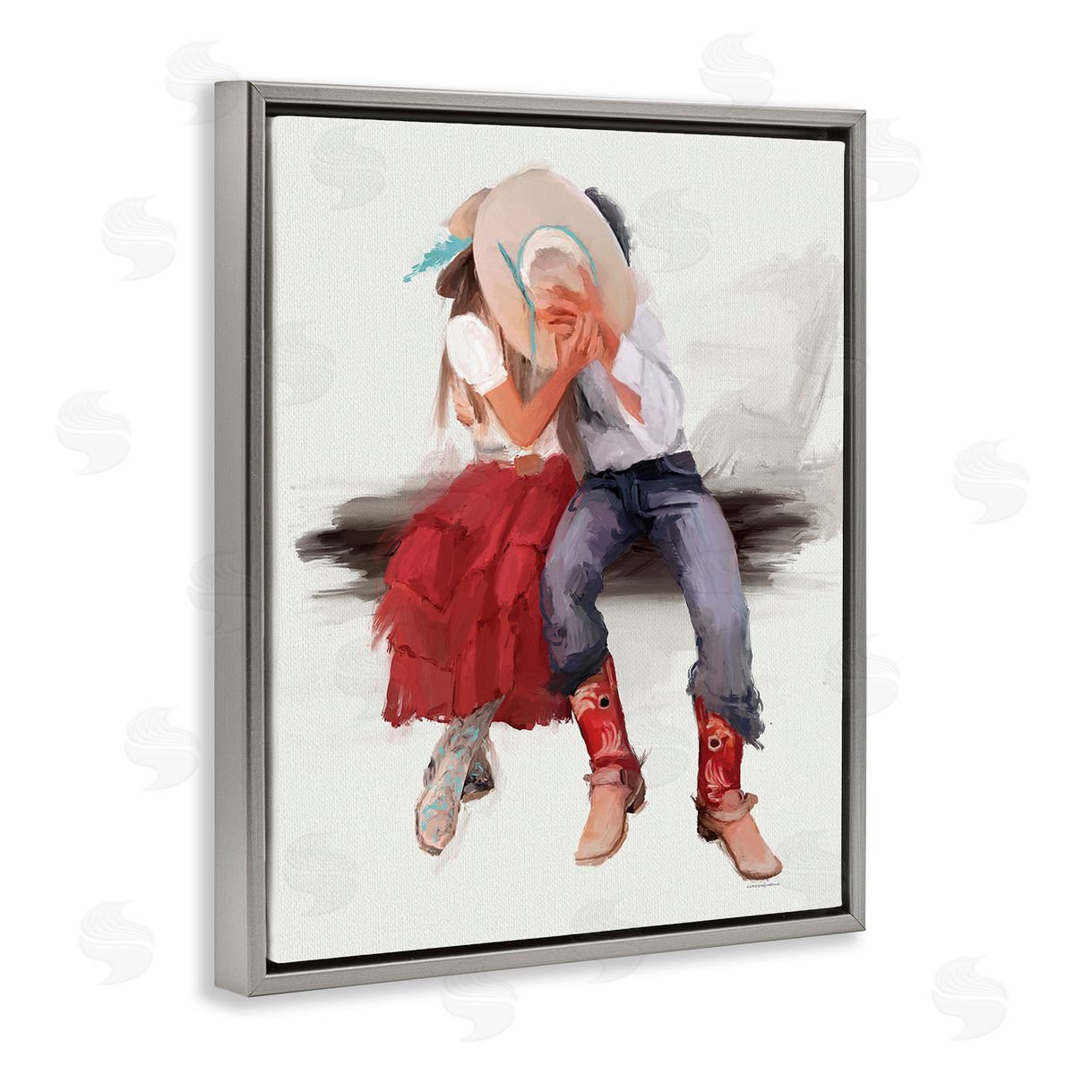 Kamdon Kreations Country Couple Kiss