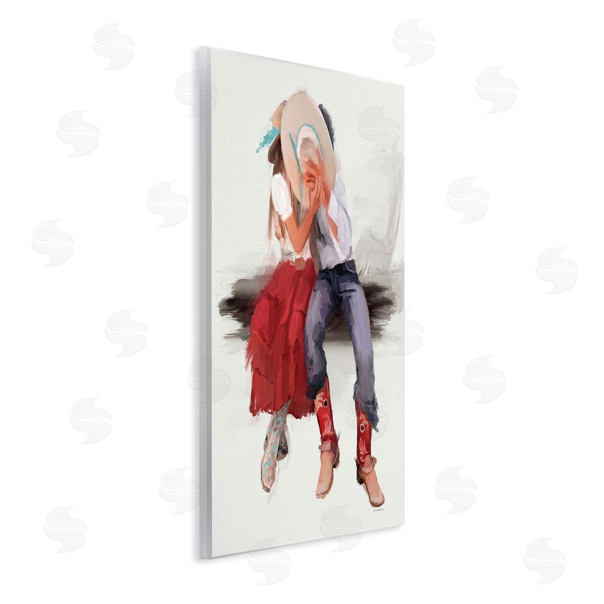 Kamdon Kreations Country Couple Kiss