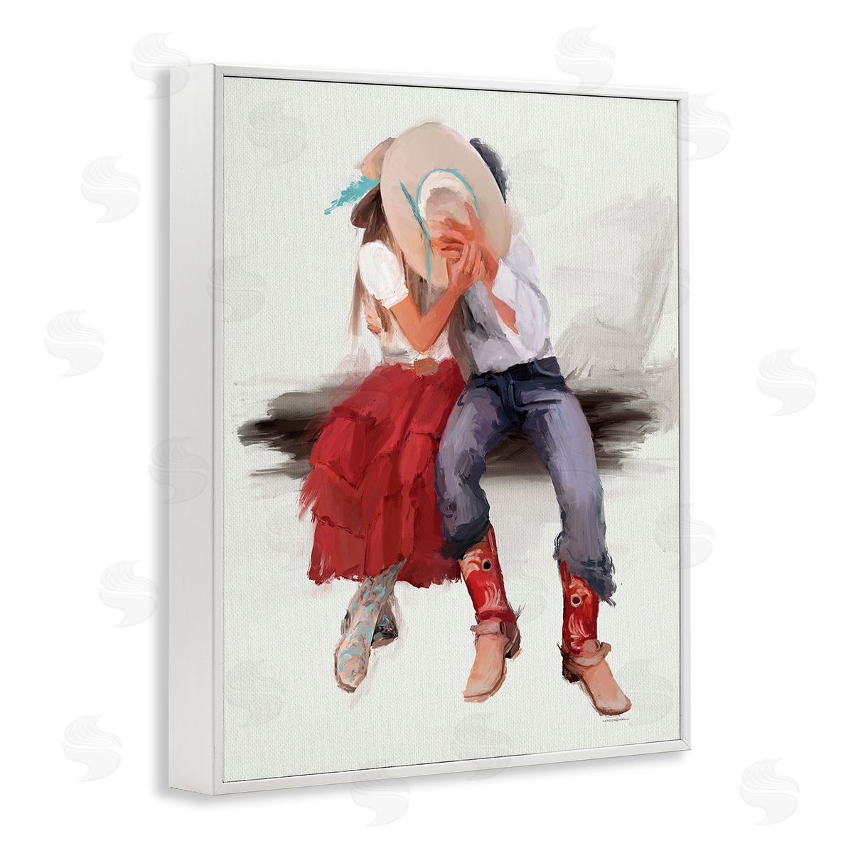 Kamdon Kreations Country Couple Kiss