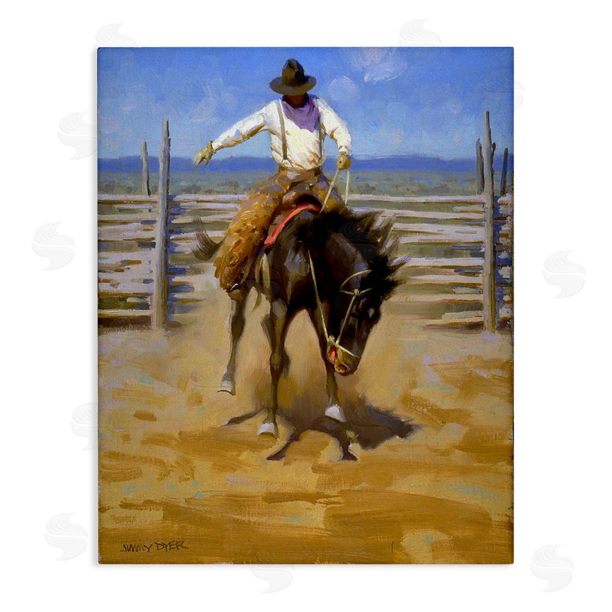 Jimmy Dyer Cowboy on Farm