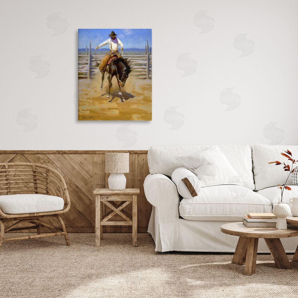 Jimmy Dyer Cowboy on Farm