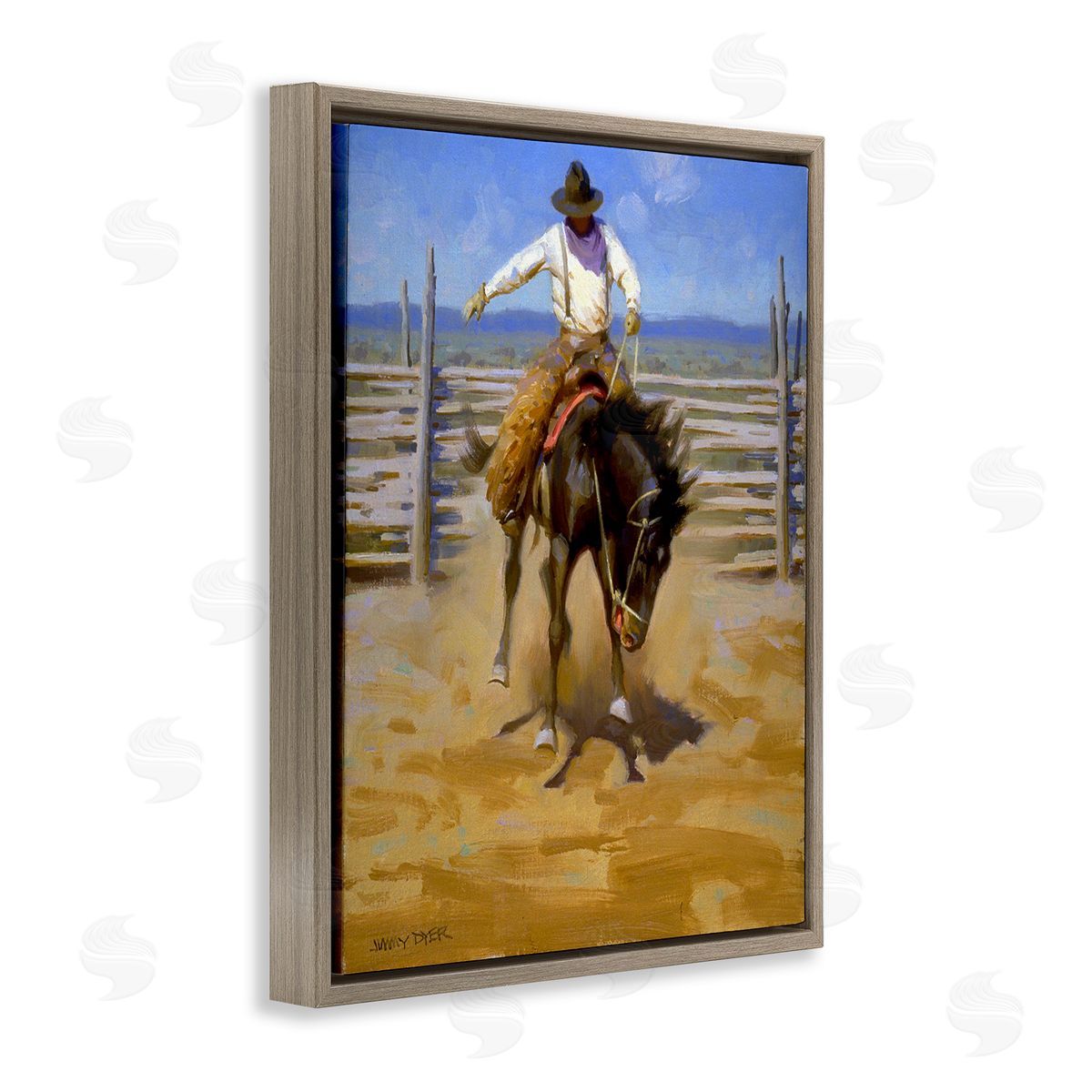 Jimmy Dyer Cowboy on Farm