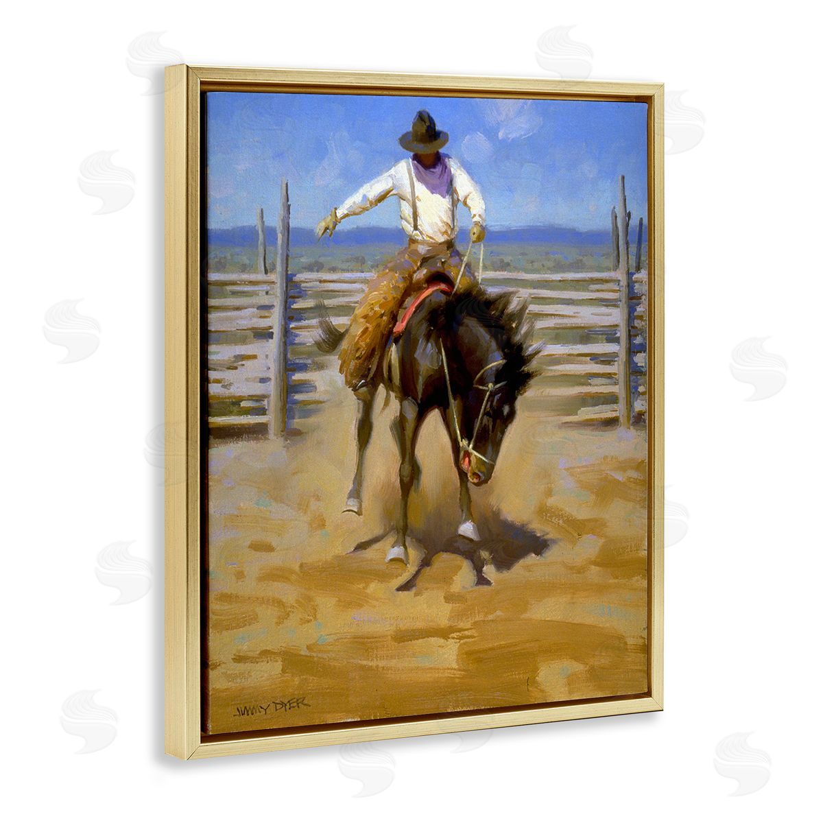 Jimmy Dyer Cowboy on Farm