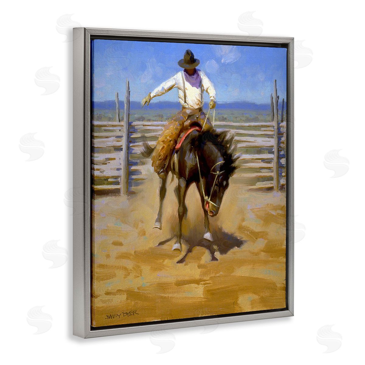 Jimmy Dyer Cowboy on Farm