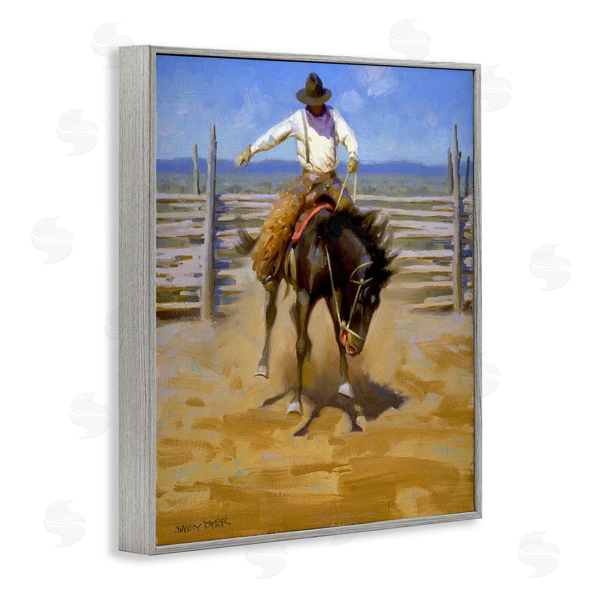 Jimmy Dyer Cowboy on Farm