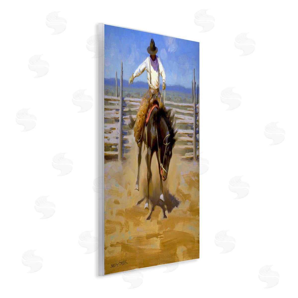 Jimmy Dyer Cowboy on Farm