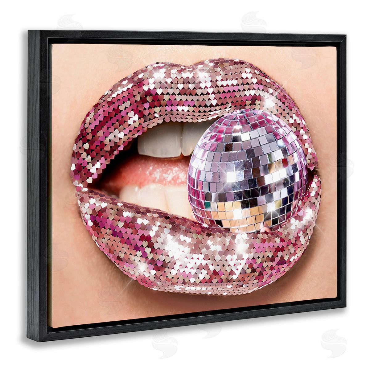Ziwei Li Sparkle Lips & Disco Ball
